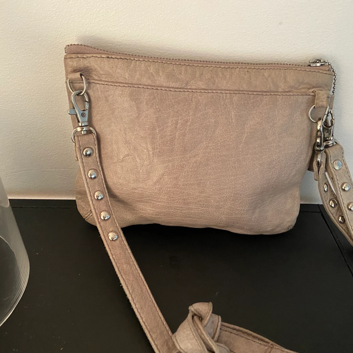 Frontrow Väska/clutch i äkta skinn - 90