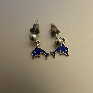 Delphin örhängen  - Söta delphinörhängen, nickelfria frakten kostar 15 jag kan bara inte lägga in de där nere!!