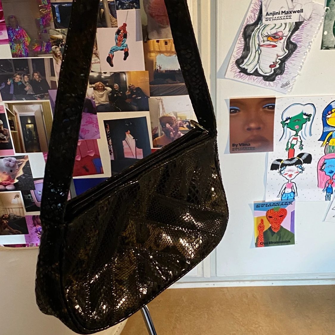 Axelväska ormskinn  - 90