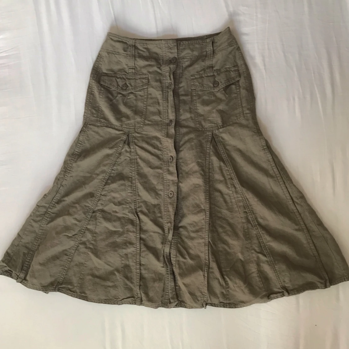 Olivgrön y2k/90s kjol