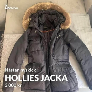 Hollies Stockholm (vinterjacka)  - Hej! Jag har en hollies jacka med äkta päls som är i väldigt bra skick och endast använt den ungefär 1 vinter. Den är i storlek 38 och sitter fint. Det finns ”spännen” så man kan dra åt den i midjan och den värmer bra!  Skriv för mer info.  