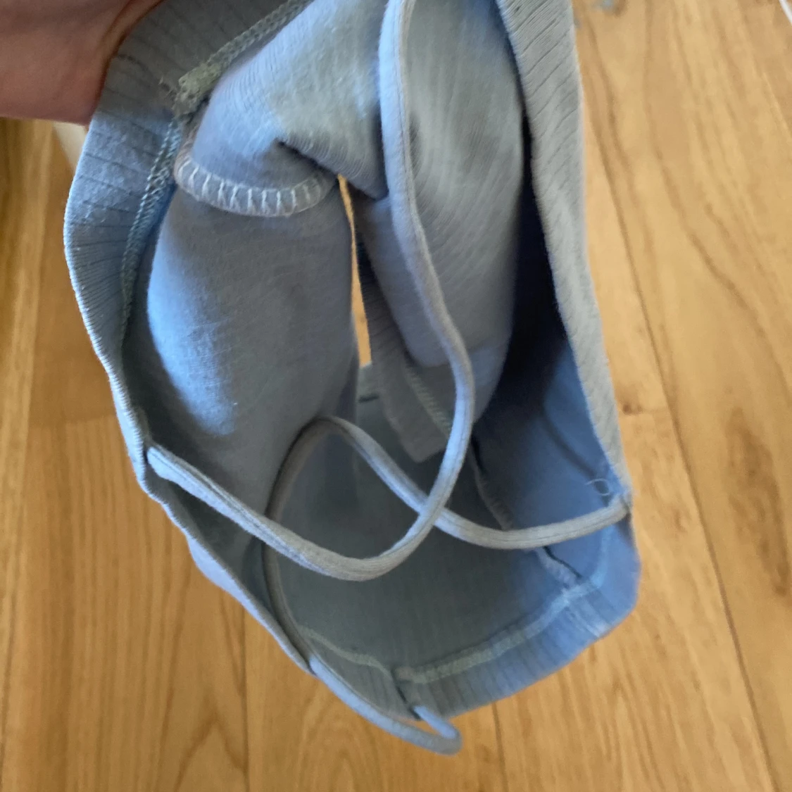 Pastelblå Croptop XS - 91