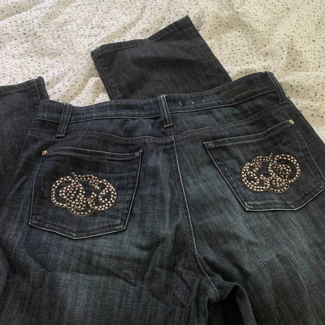 Cambio y2k lågmidjade jeans