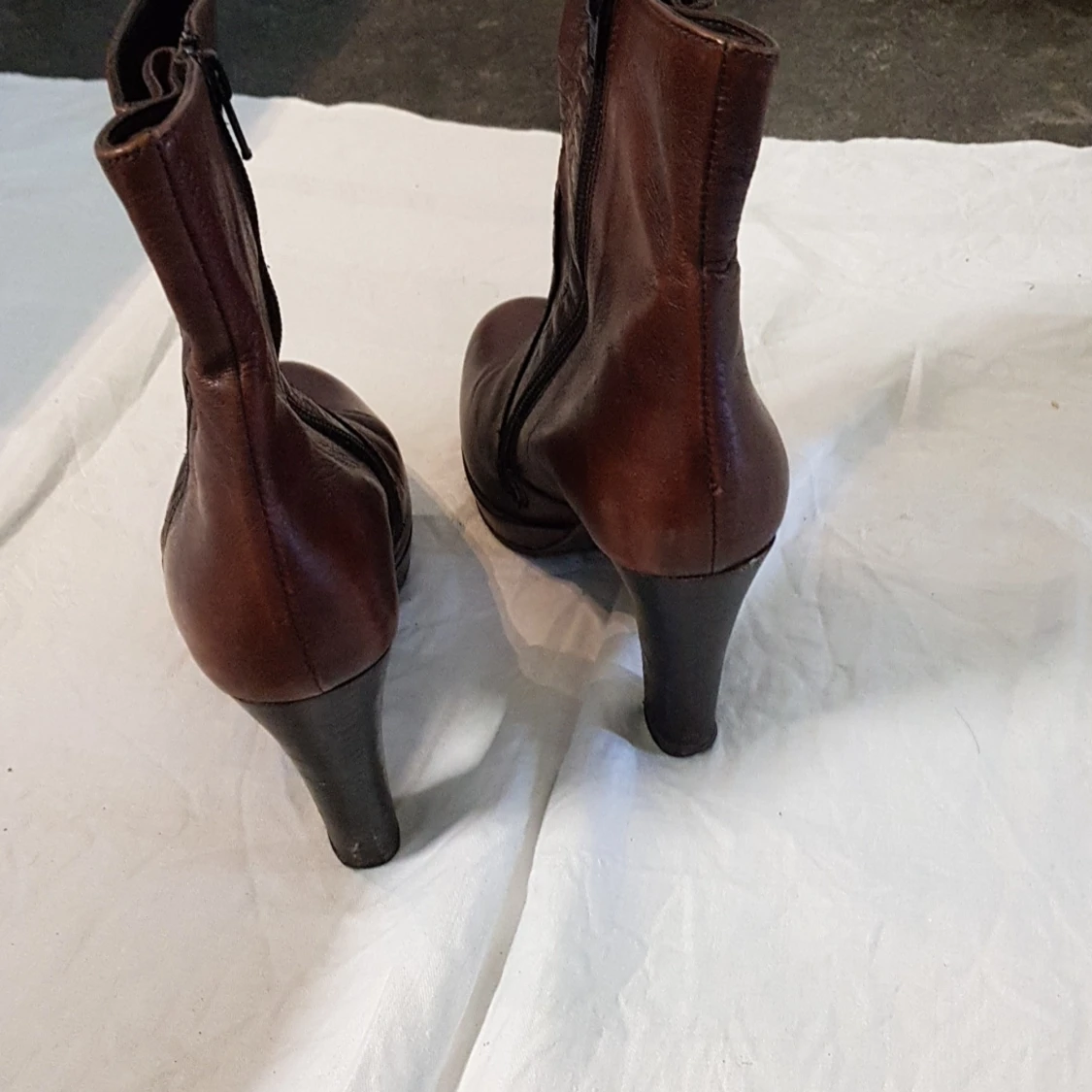 Stövletter bruna skinn - 90