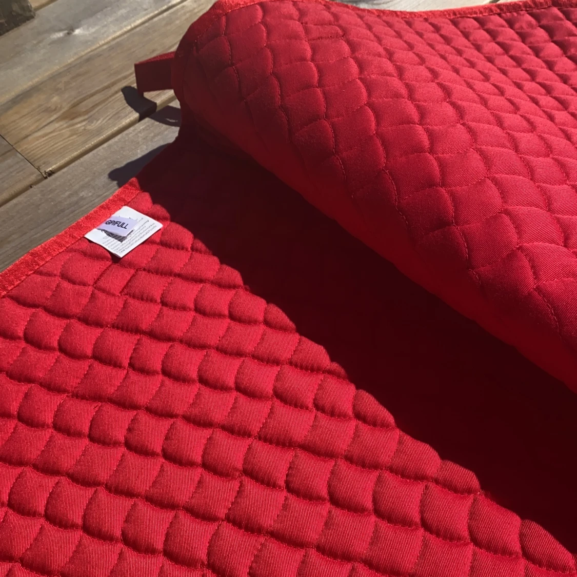 Rött schabrak-storlek full(alround) - 90