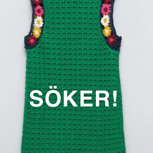 Söker!  - SÖKER denna klänning! Hör av dig till mig om du har lust att sälja till mig. Storlek S eller M. 