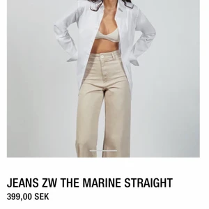 Beiga byxor  - Beiga byxor från zara storlek 34. Nypris 399. Säljer då dom är för små för mig. 