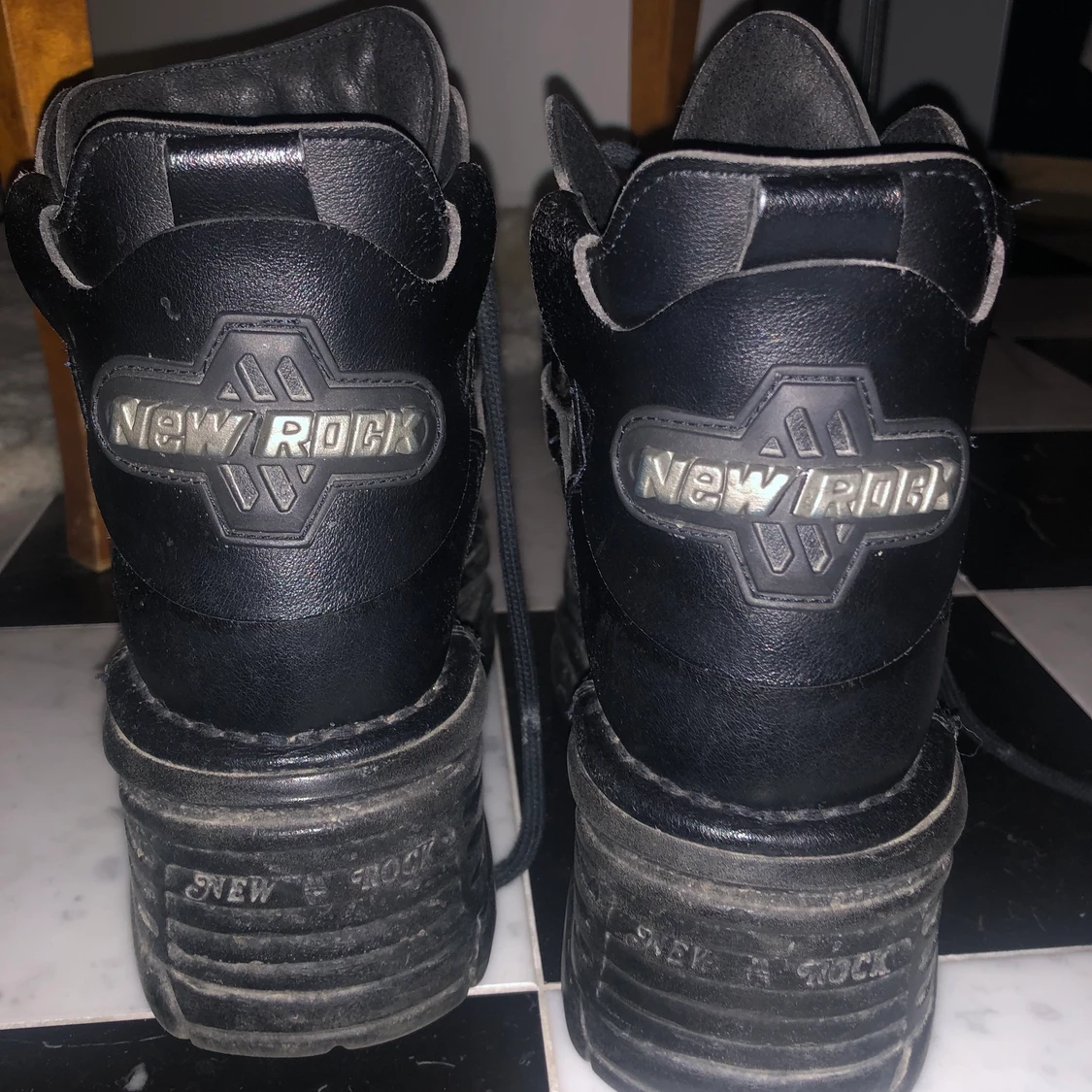 New rock chunky platår boots. - 91
