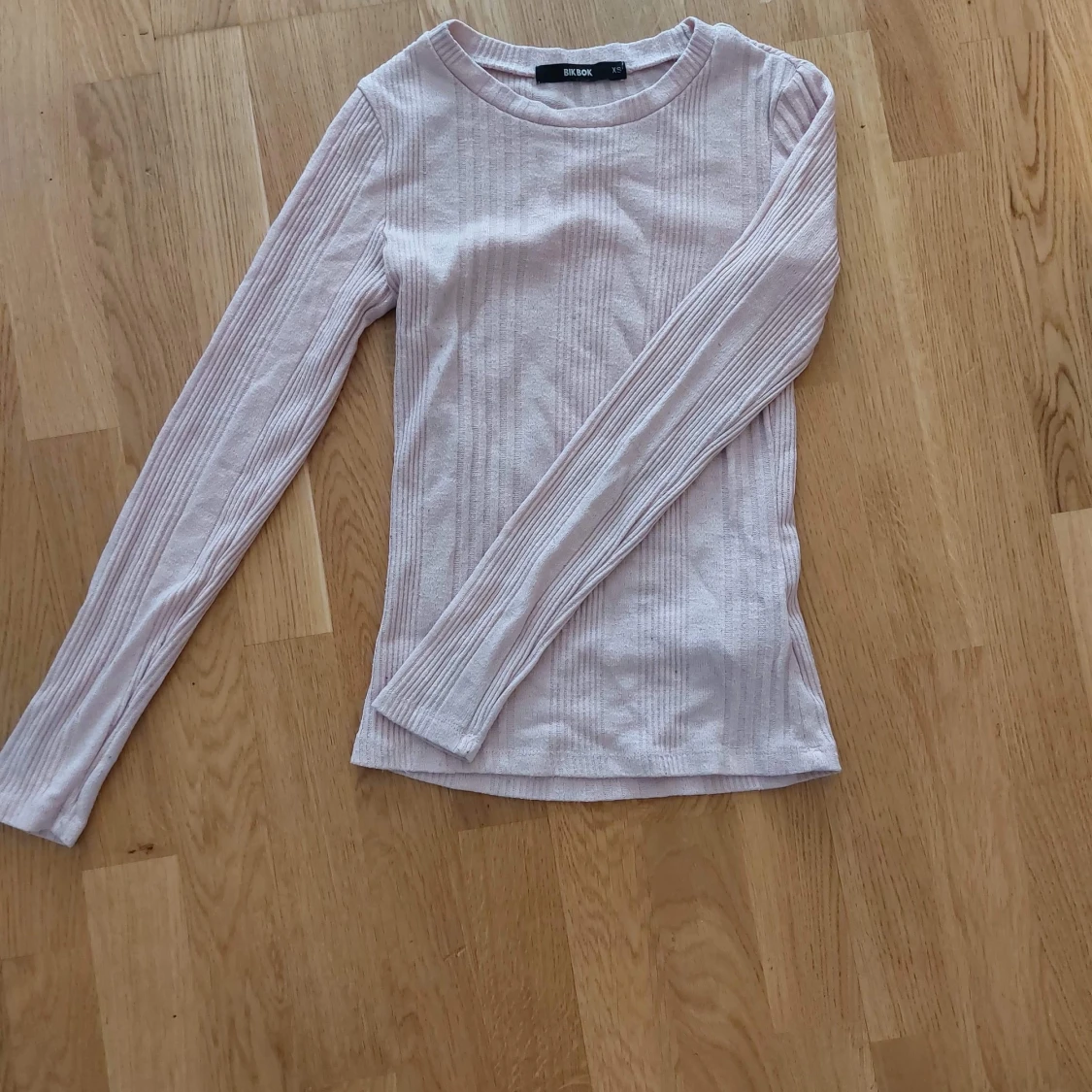 Långärmad ljus rosa