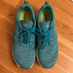 Skechers  - Ett par turkosa skor, har använt ett par gånger men de är förstora på mig så nu har jag tröttnat på att ha sula osv. Jag står för frakten ( inrikes) 