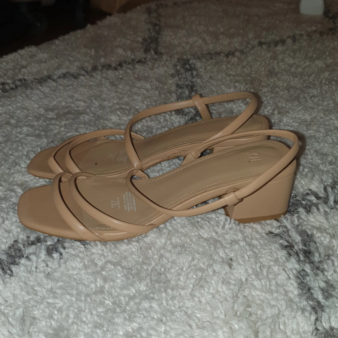 Låg klack beige - 90