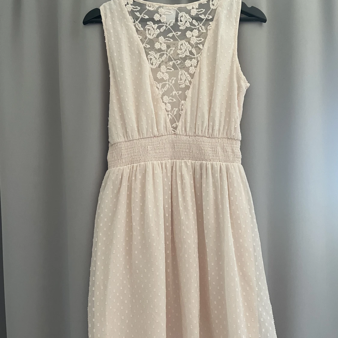 Ljus beige/rosa klänning - 90