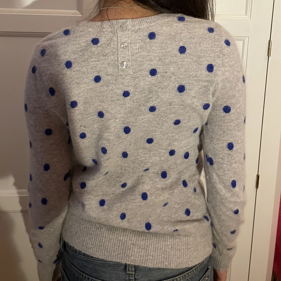 Säljer min gosiga prickiga topp💖❤️ - 90