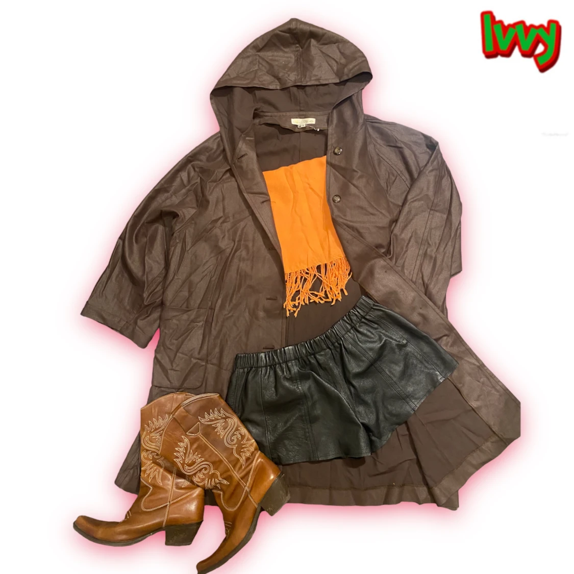 Glittrig brun jacka ✨✨🤎 - 90