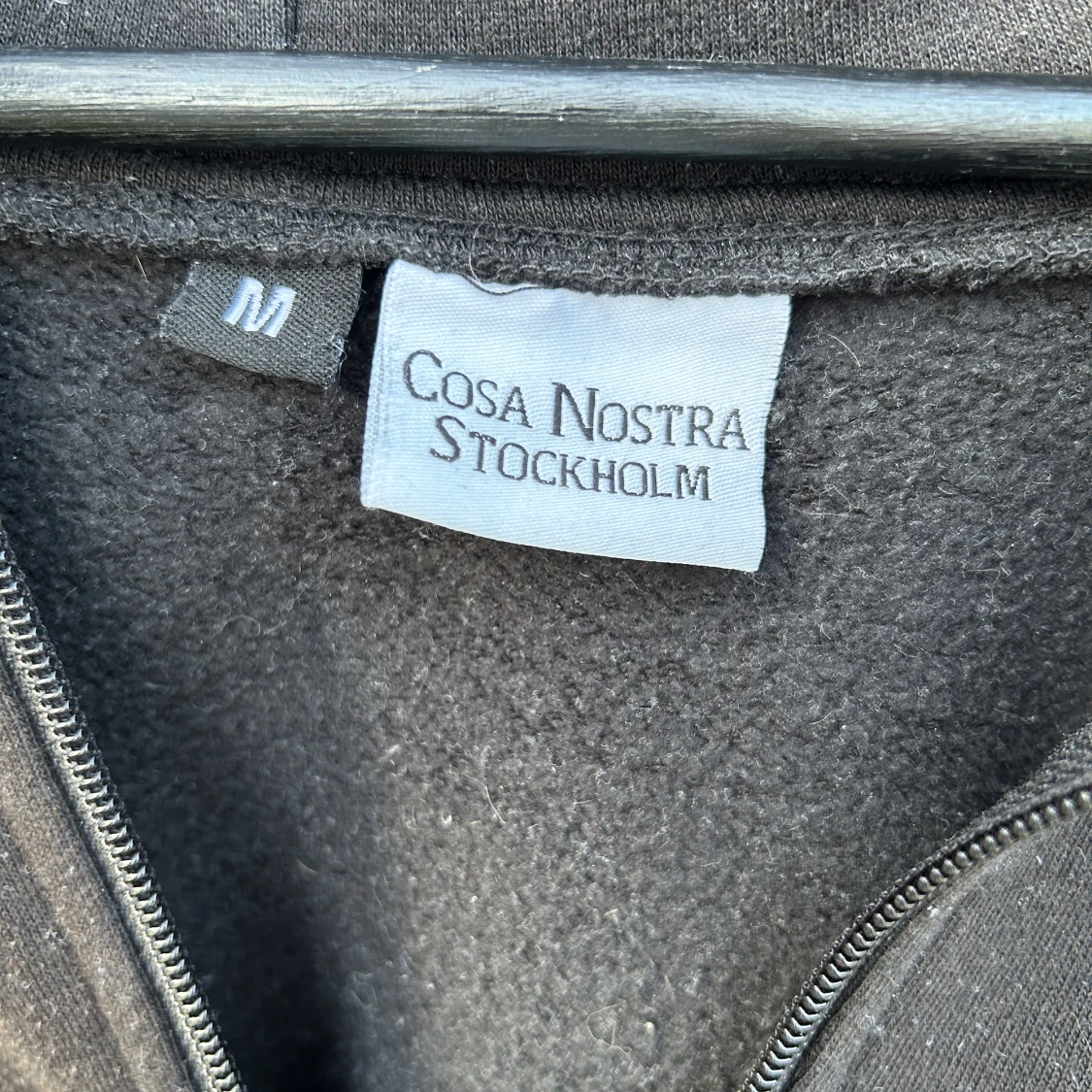 Cosa Nostra rhinestone zip hoodie - 91