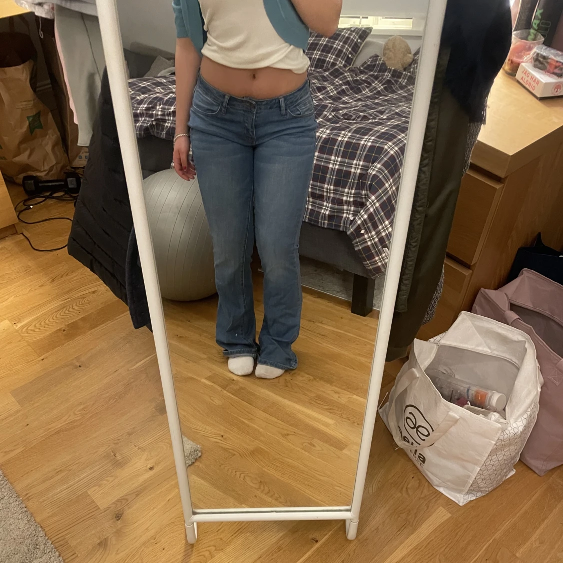 Lågmidjade jeans - 90