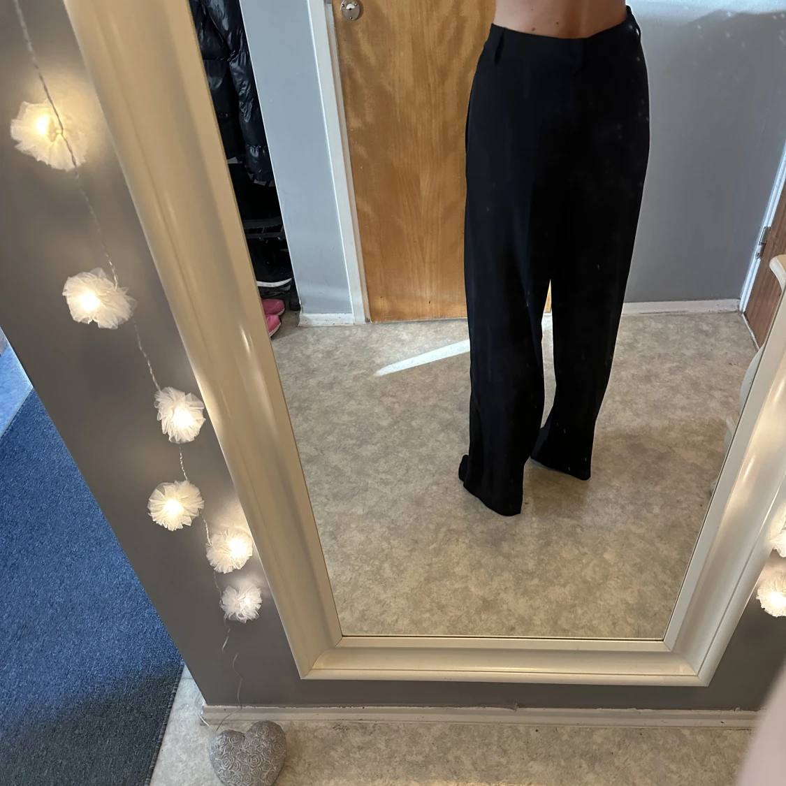 Svarta kostymbyxor  - 90