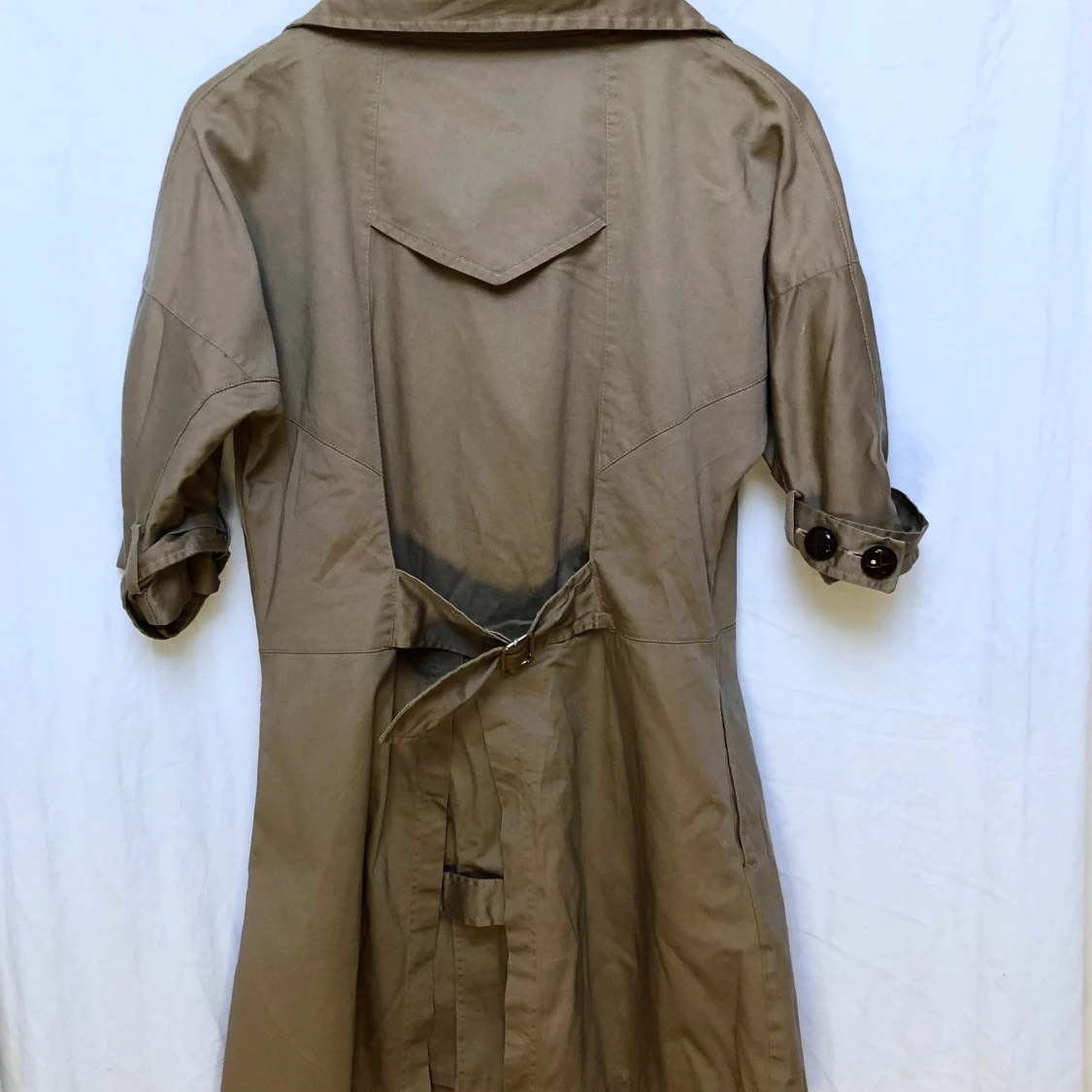 Khaki vår- kappa  - 90