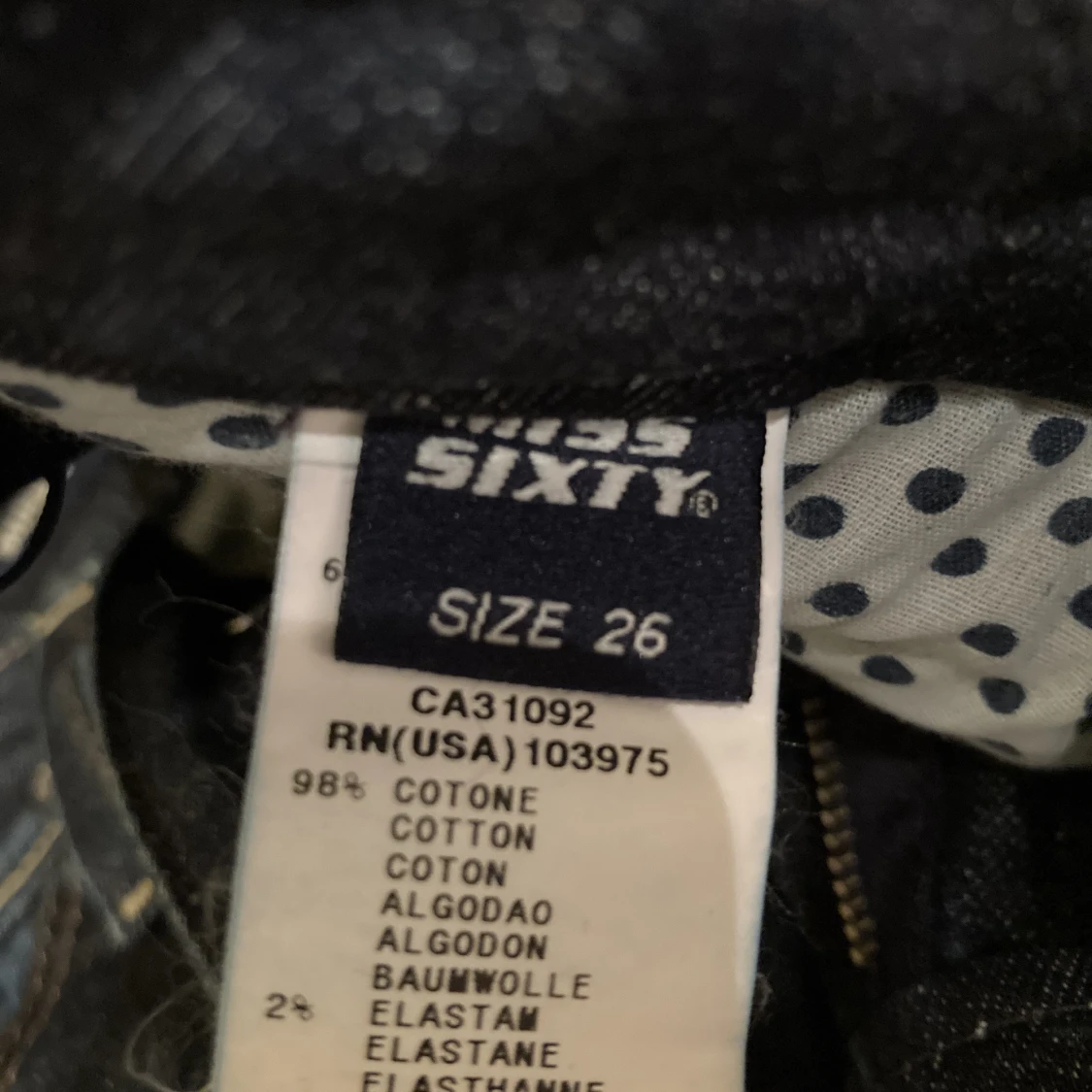Skinny, low waist jeans från Miss Sixty - 91