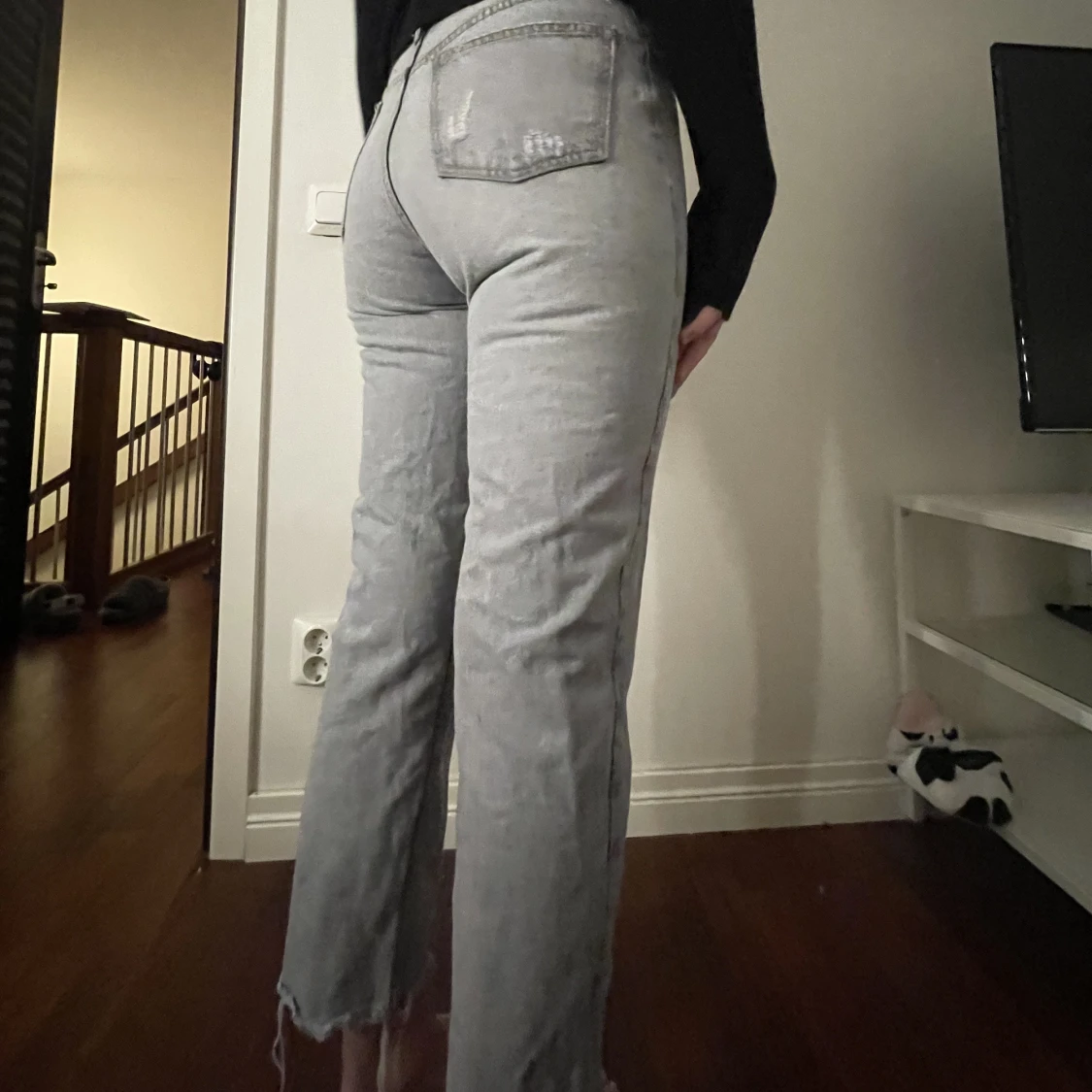 gråa byxor från zara - 90