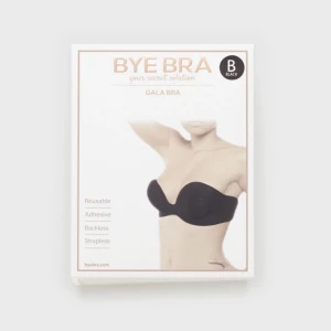 BYE BRA Klister BH - Aldrig använd i orginalförpacking, en svart klister bh med öppen rygg i storlek A. Har glömts bort i garderoben och är därför aldrig använd. Köptes för ca 400 kr men kan säljas för 250 då den inte kommer till användning av mig.