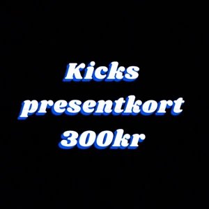 Presentkort kicks - Perfekt om du tänkt beställa något! Säljer eftersom jag ej har något att handla❤️❤️ När du swishat skickar jag antingen korten på posten eller ger dig Koden❤️