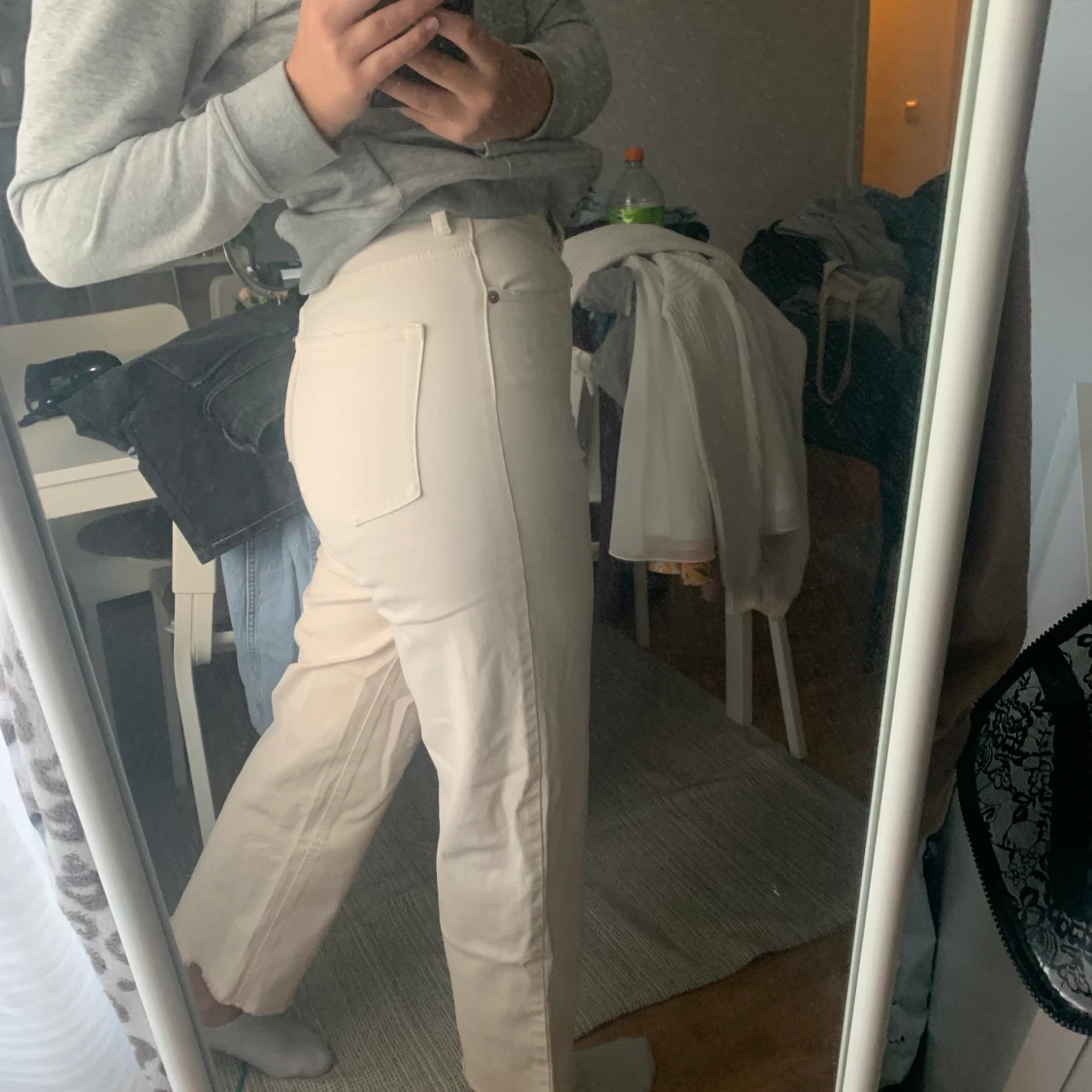 Beiga raka jeans - 90