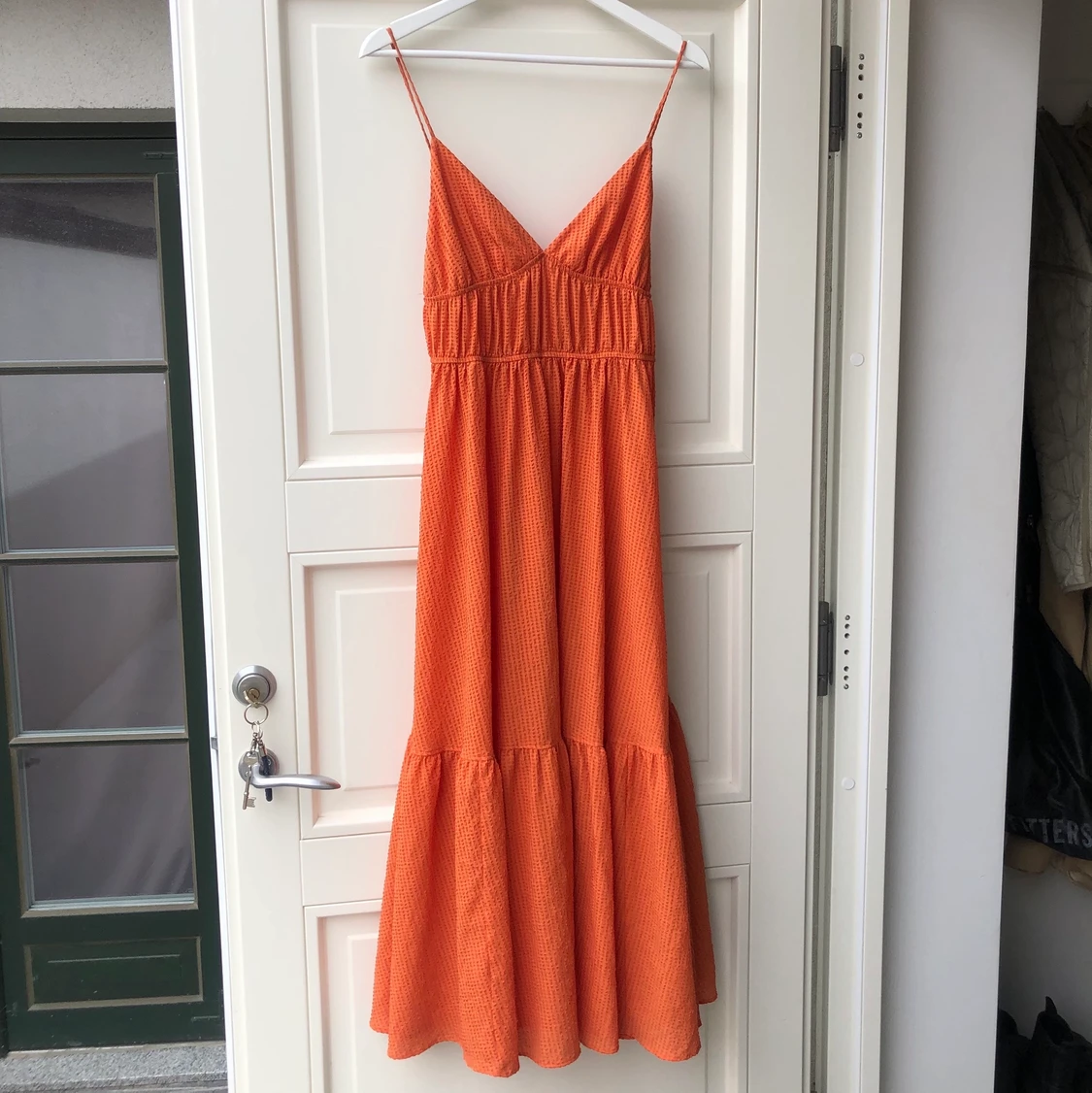 Orange klänning - 90