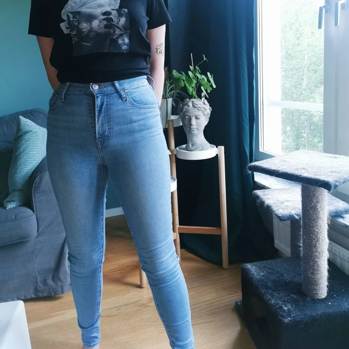 Mile high super skinny jeans från Levi