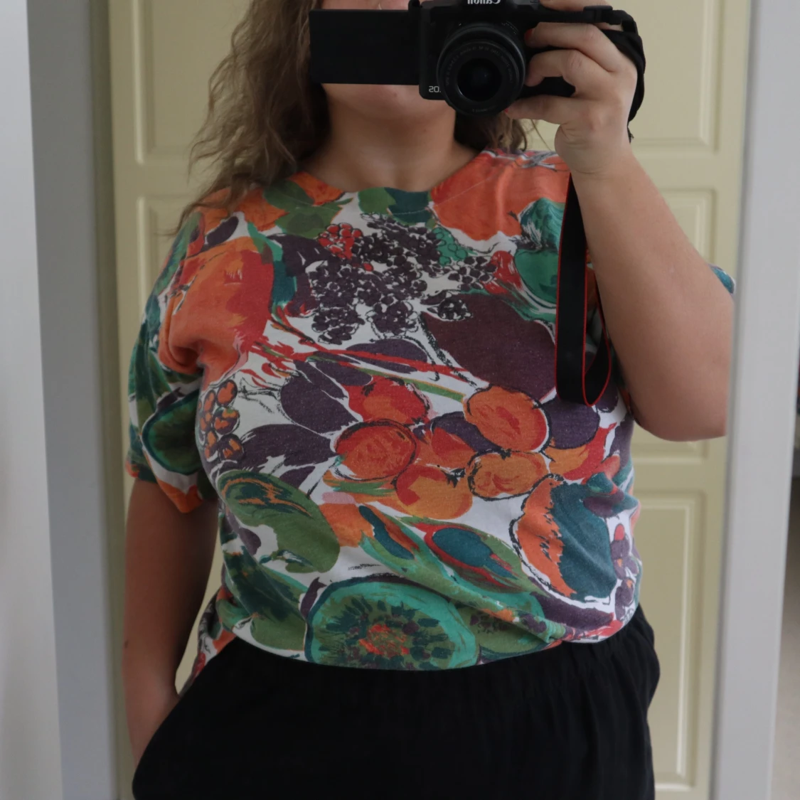 Söt fruktmönstrad t-shirt - 90