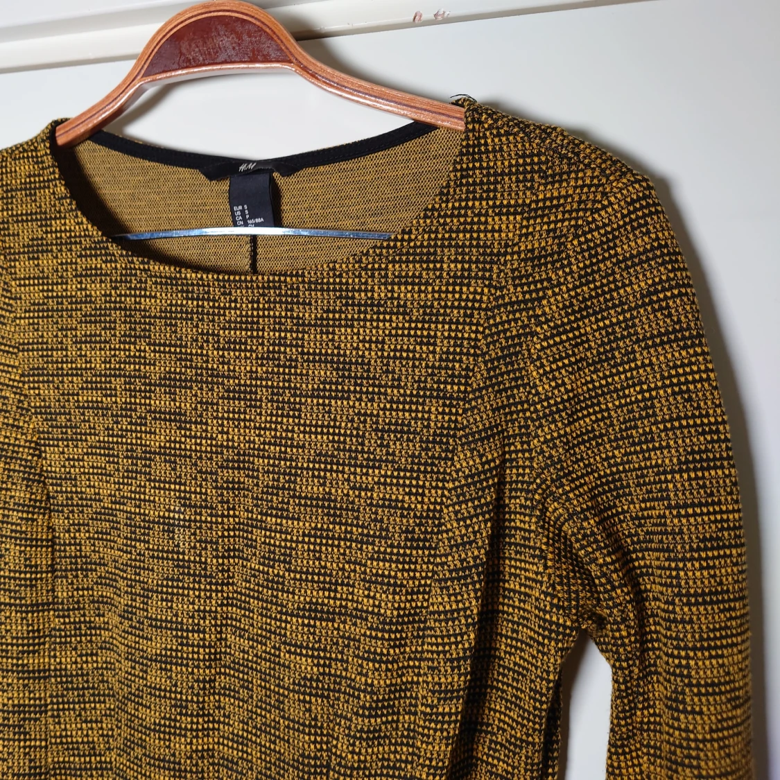 Svartgul klänning - 90