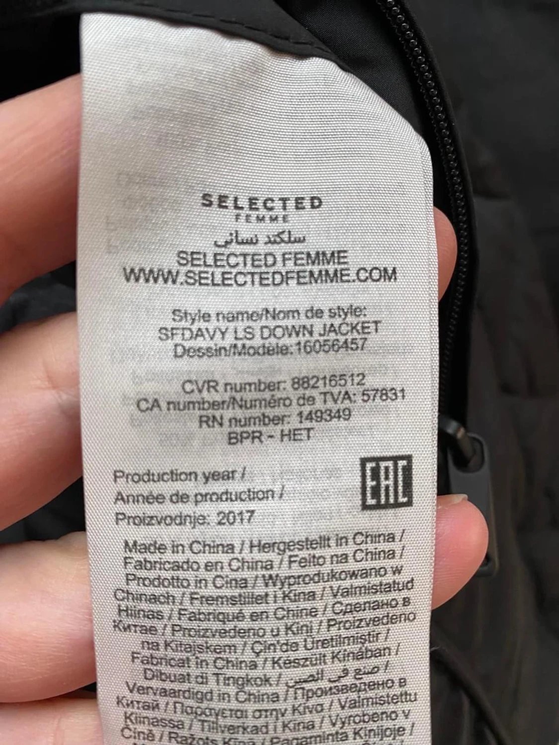 SLFDavy down jacket Selected femme - 91