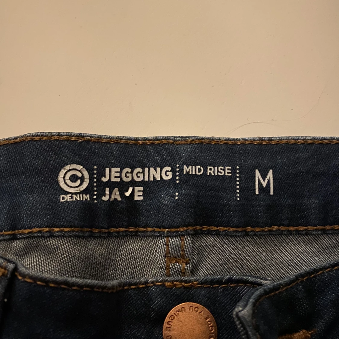 Jeans blå (strl. M) - 90