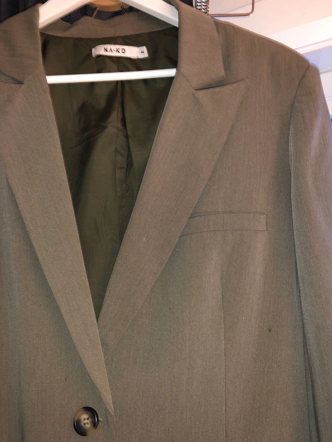 Ljusgrön/grå kavaj - 90