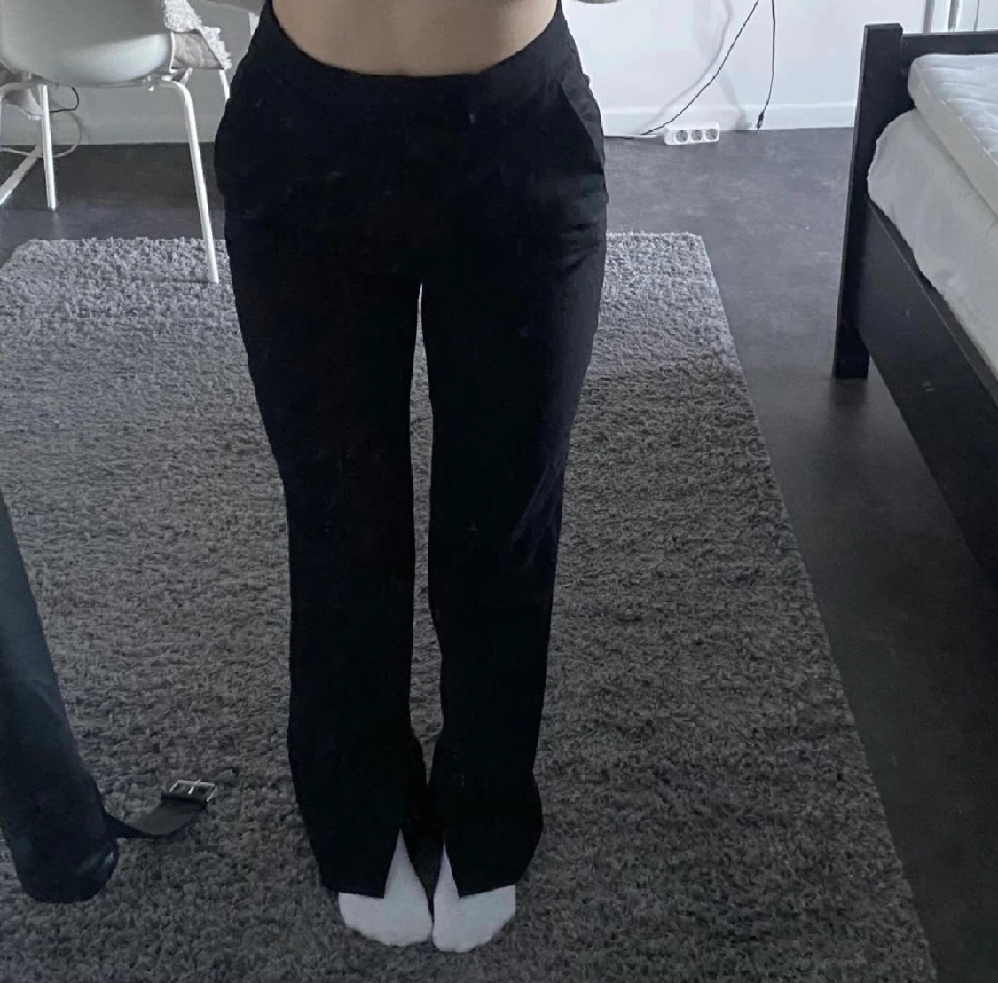 Svarta kostymbyxor  - 90
