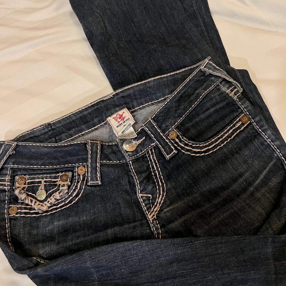 Marinblå true religion jeans True Religion Plick Second Hand