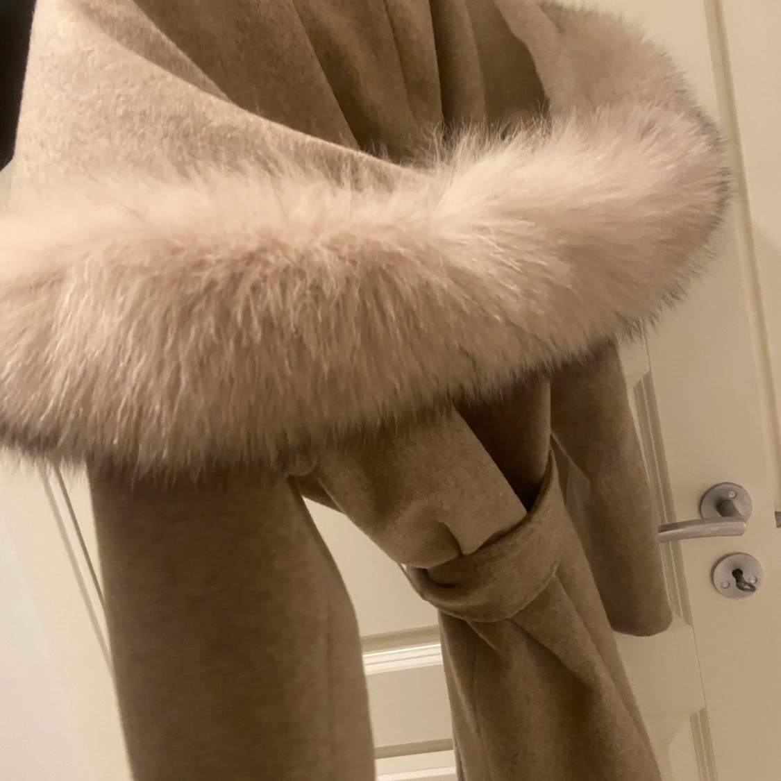 Kappa med äkta päls - 91