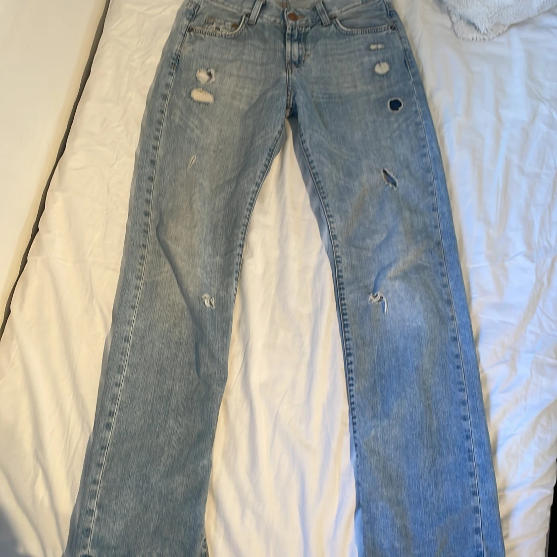 Custom ljusblåa bape Jeans - 90