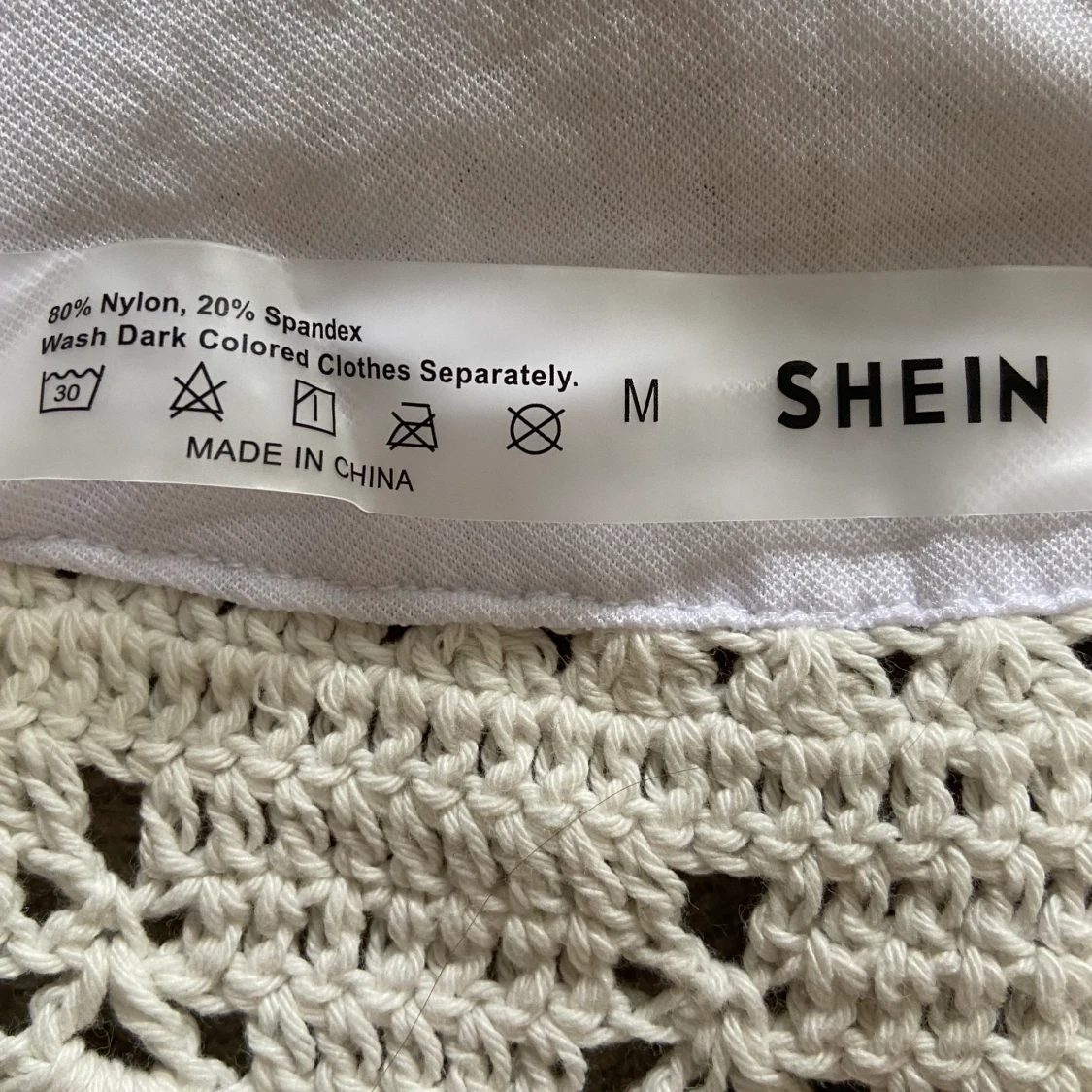 Virkad topp från SHEIN i strl M - 91