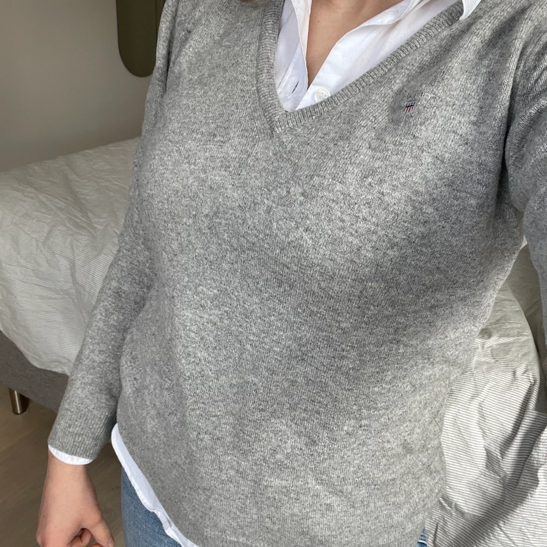 Gant tröja i lammull