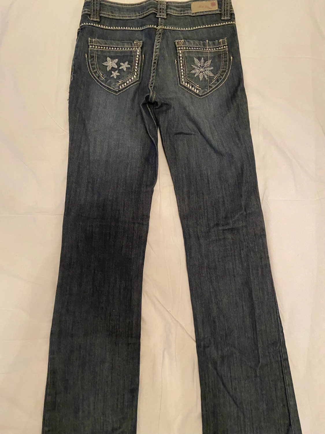Lågmidjade jeans (storlek 152-158)