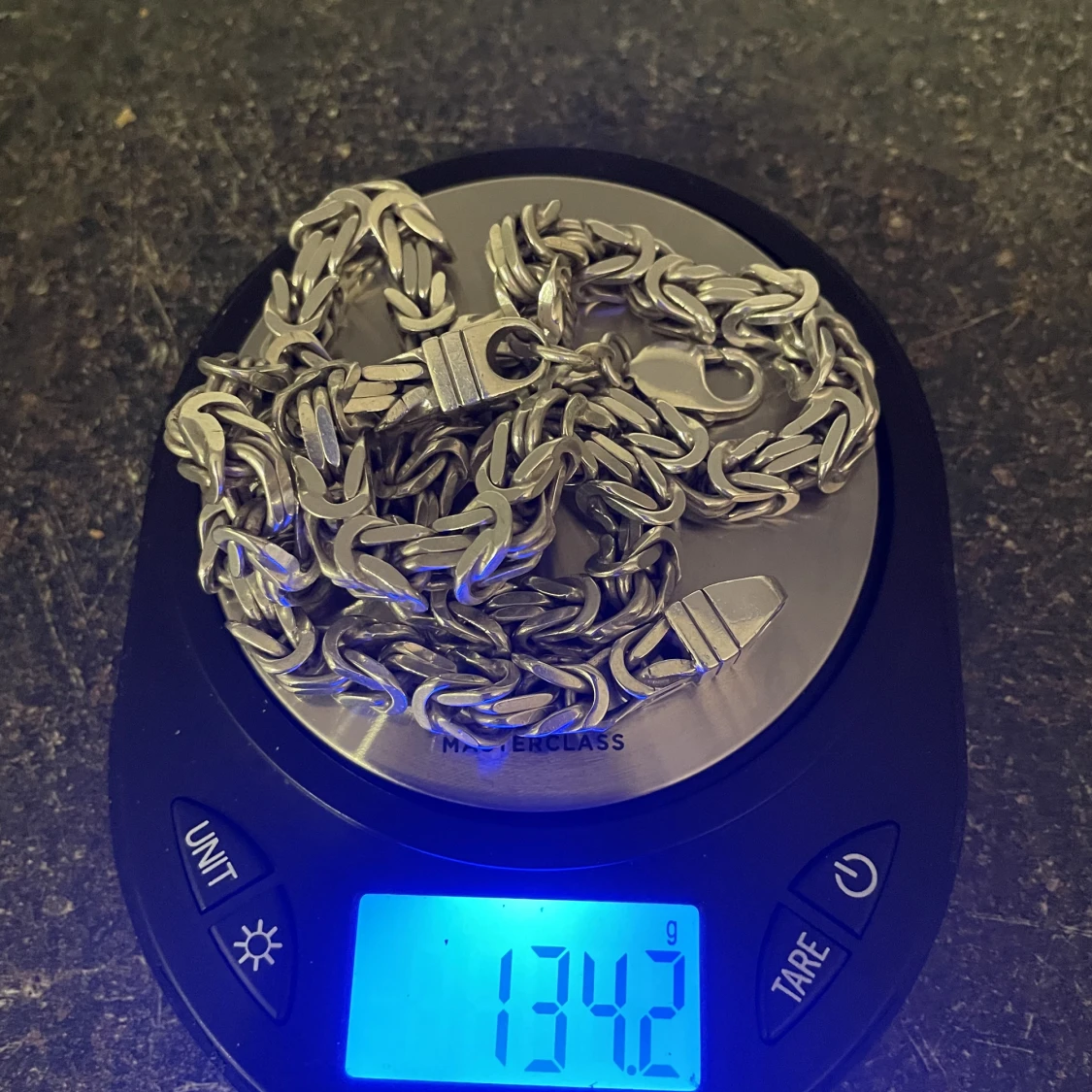 Handgjord silver kejsar halsband  - 90