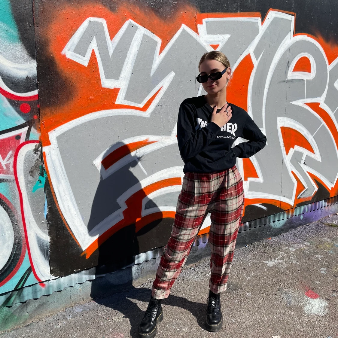 Mönstrade byxor  - 90