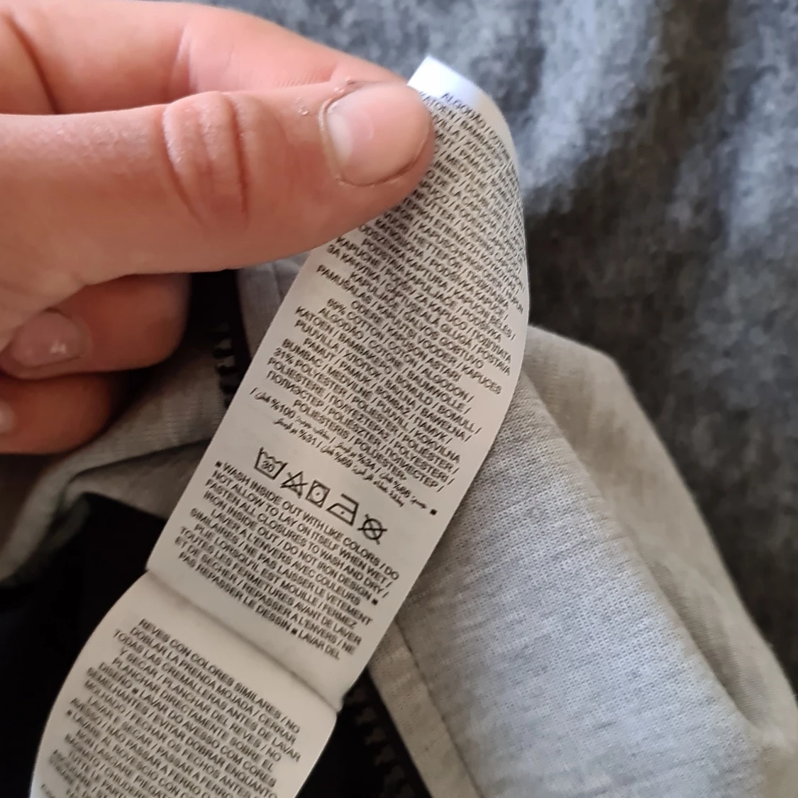 Gråsvart nike tech fleece - 91