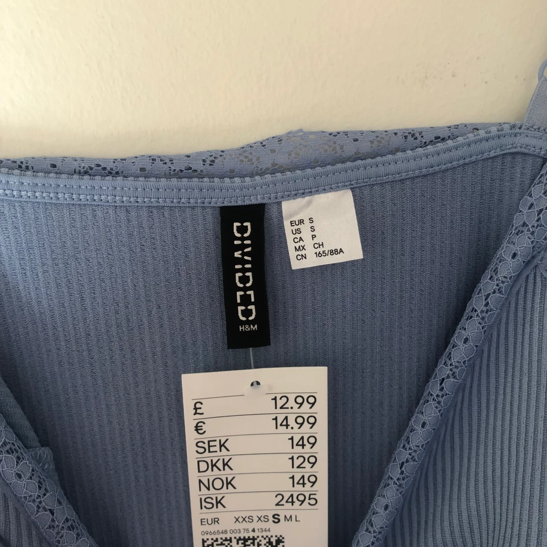 Blå hm klänning - 91