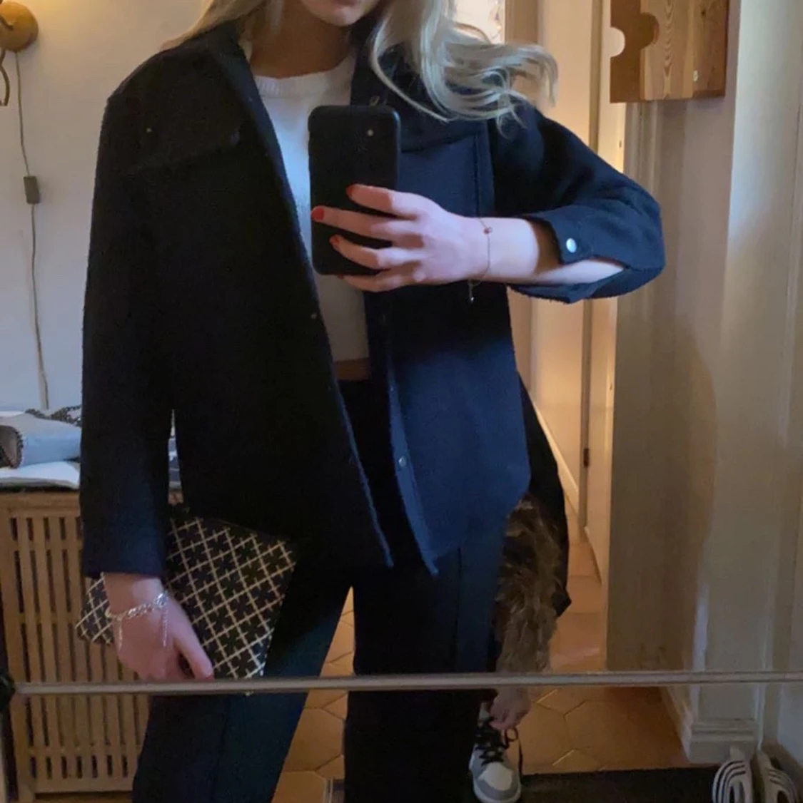 Marinblå Overshirt jacka från vila