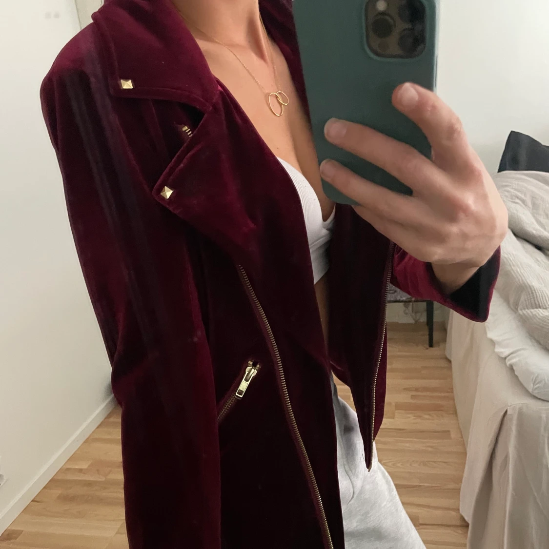 Sanne Alexandra , röd jacka strl XS - 90