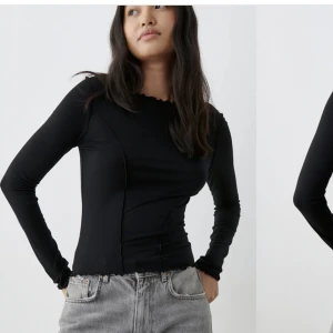 Gina tricot svart tröja  - Gina tricot topp 