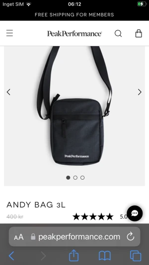 Peak väska och skärp - Peak väska och peak skärp har haft skärpet sen i somras och väskan sen i jul 