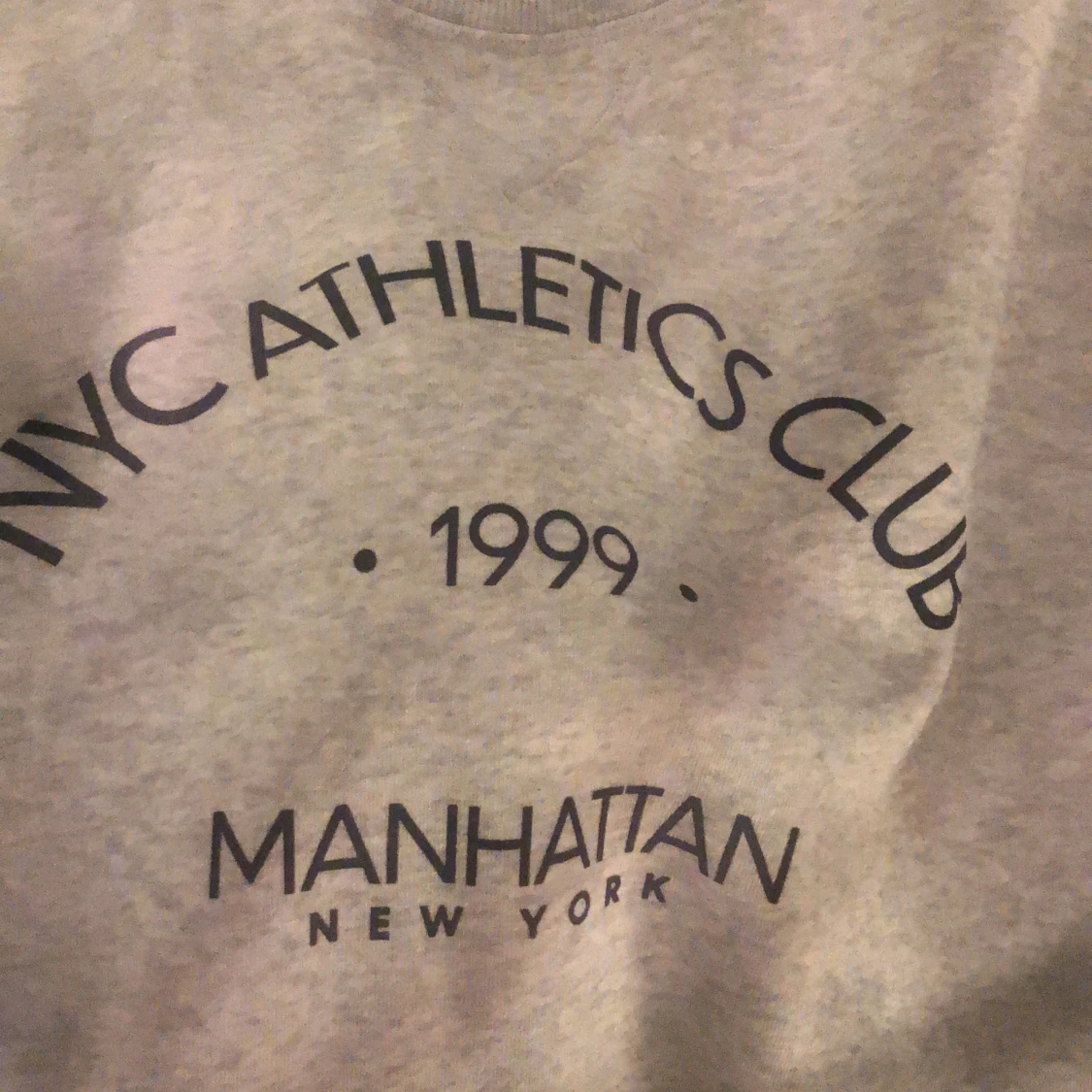 grå hm hoodie  - 91